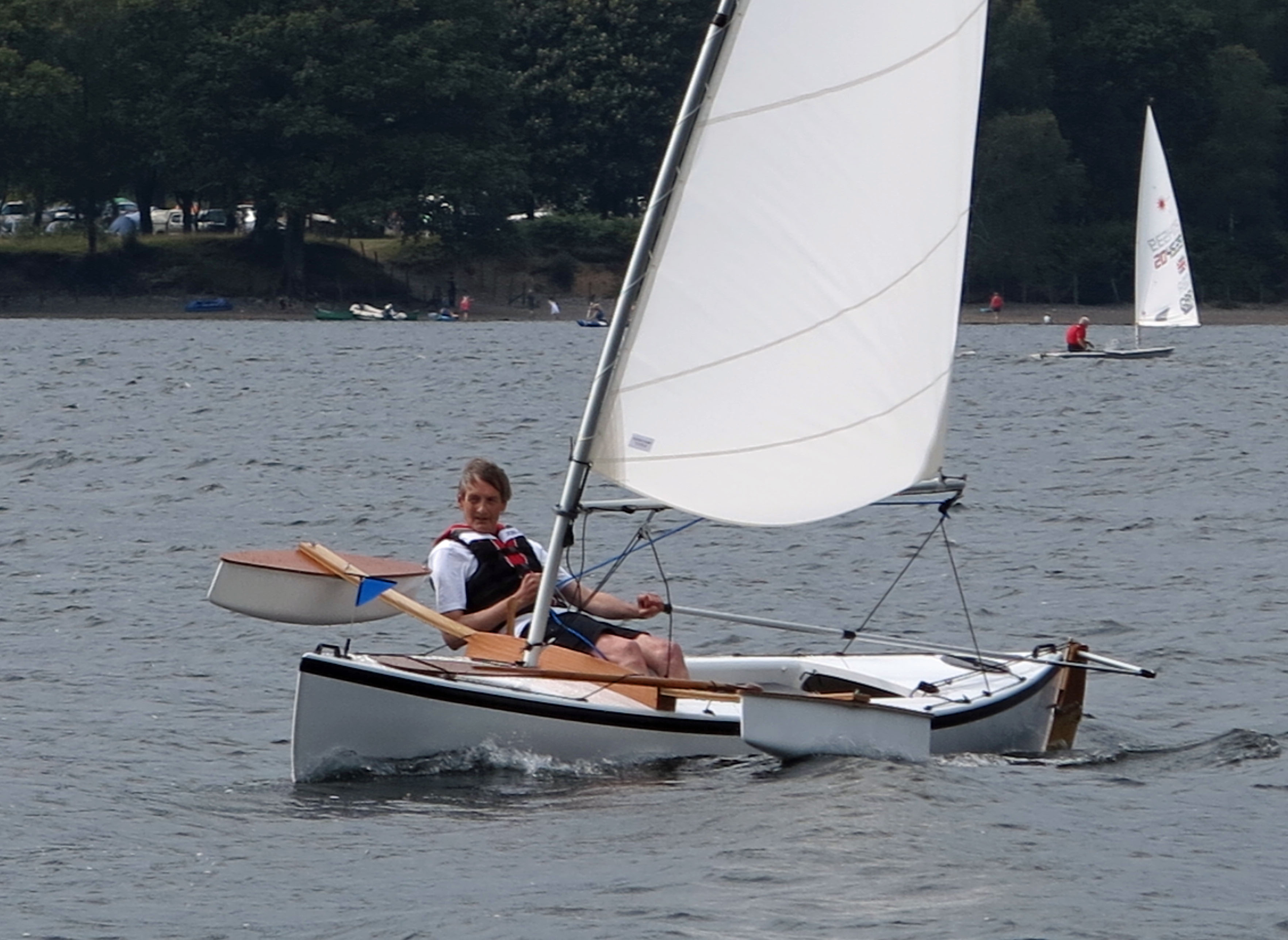 The Shearwater - decked sailing canoe